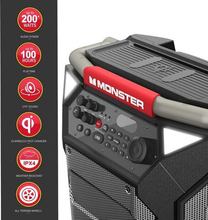Monster Audio Totally Awesome Portable Party Box