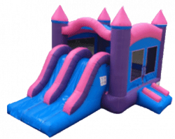 Pink Kids  Bouncer/Slide  Combo 