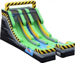 16FT Caution Double Lane Slide